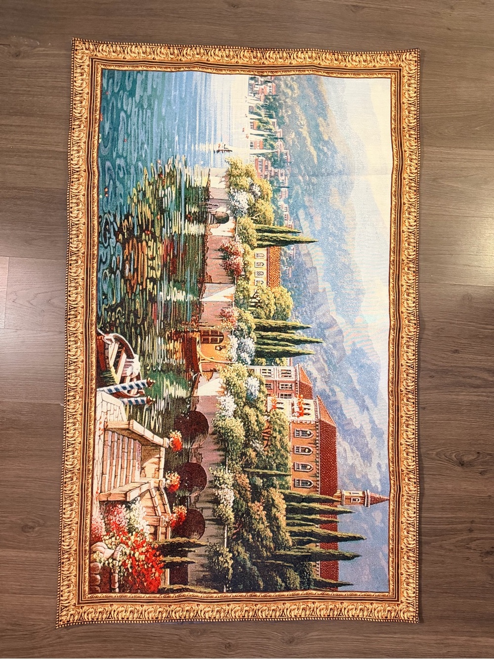 Scenic Mediterranean Wall Hanging Tapestry